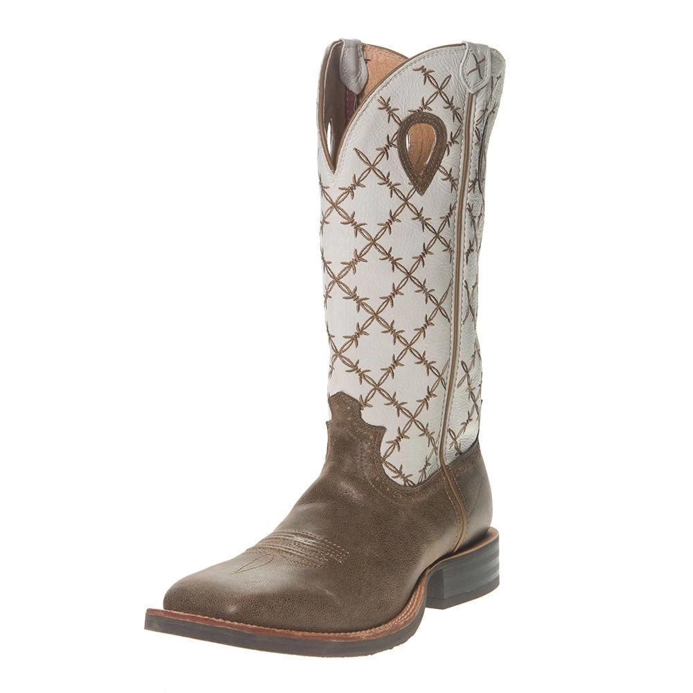 Twisted X Men's Ruff Stock Bomber 14in. White Top Square Toe Cowboy Boots 3 Twisted X Men's Ruff Stock Bomber 14in. White Top Square Toe Cowboy Boots