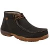 Twisted X Men's Rubberized Dark Brown Steel Toe Driving Moc