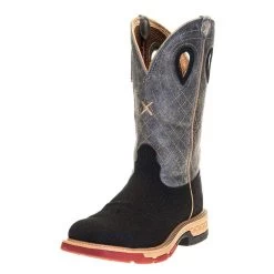 Twisted X Men's Rubberized Brown 12in. Grey CellStretch Alloy Toe Work Boots