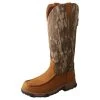 Twisted X Men's Brown 17in. Mossy Oak Bottomland Top Snake Boot -Twisted X 145785 default l