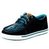 Twisted X Kids Blue Dura TWX Tooled Kicks Casual Shoe -Twisted X 149142 default l
