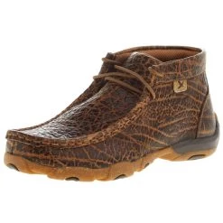 Twisted X Kids Golden Elephant Print Chukka Driving Moc