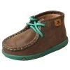 Twisted X Infant Driving Mocs Bomber And Turquoise Shoe -Twisted X 92810 default l