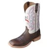 Twisted X Men's Hooey By Brown With White Top 12in. Cowboy Boots -Twisted X 93235 default l