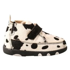 Twisted X Infants Hair On Hide Cow Print Driving Moc -Twisted X ICA0013 4