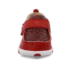 Twisted X Cherry Red & Tooled Red Infant Driving Moc -Twisted X ICA0029 05