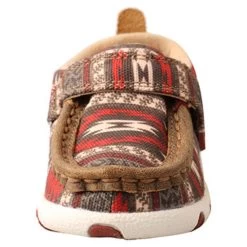 Twisted X Red And Brown Aztec Infant Moccasins -Twisted X IHYC001 5