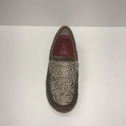 WE Exclusive ~ Twisted X Women's Tan Floral Embossed Slip On Moc -Twisted X IMG 3846
