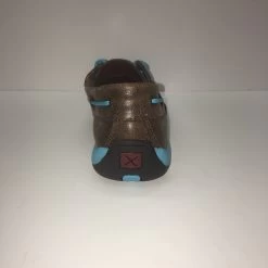 WE Exclusive ~ Twisted X Women's Blue Tooled Barbwire Moc -Twisted X IMG 3862