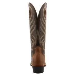 Twisted X Men's Buckaroo Buff Tan Vamp And Burnt Olive Shaft Cowboy Boot -Twisted X MBK0035 05