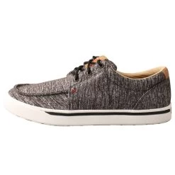 Twisted X Men's Heathered Grey And Black Casual Loper -Twisted X MCA0036 2