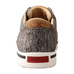 Twisted X Men's Heathered Grey And Black Casual Loper -Twisted X MCA0036 3