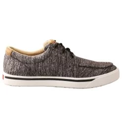 Twisted X Men's Heathered Grey And Black Casual Loper -Twisted X MCA0036 4
