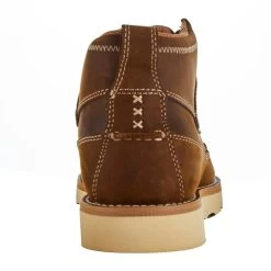 Men`s Twisted X 4` Distressed Saddle Cognac Elephant Nano Toe Wedge Work Boot -Twisted X MCAN002 3