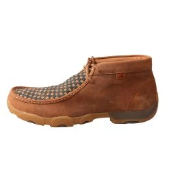 Twisted X Men's Midnight/Tan Patchwork Driving Moc -Twisted X MDM0057 2