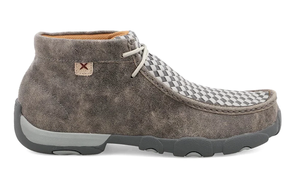 Twisted X Men's Grey Weave Driving Mocc 5 Twisted X Men's Grey Weave Driving Mocc - Image 3