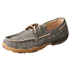 Twisted X Men's Black And White Print Eco Moc