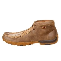 Twisted X Men`s Bomber Tan Full Quill Ostrich Driving Moc Chukka 10 Twisted X Men`s Bomber Tan Full Quill Ostrich Driving Moc Chukka -Twisted X MDM0088 3