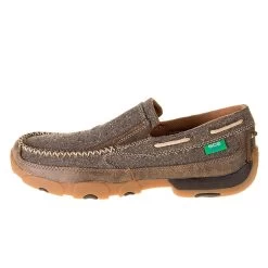 Twisted X Mens Dust E Slip On Boat Shoe MDMS012 -Twisted X MDMS012 2