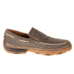 Twisted X Mens Dust E Slip On Boat Shoe MDMS012 -Twisted X MDMS012 4