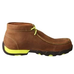 Twisted X Men's Neon Yellow Steel Toe Driving Moc -Twisted X MDMST02 3