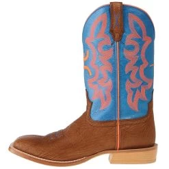 Twisted X Men's Hooey By Cognac Bullhide 12in. Neon Blue Top Cowboy Boots 9 Twisted X Men's Hooey By Cognac Bullhide 12in. Neon Blue Top Cowboy Boots -Twisted X MHY0004 2