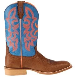 Twisted X Men's Hooey By Cognac Bullhide 12in. Neon Blue Top Cowboy Boots 11 Twisted X Men's Hooey By Cognac Bullhide 12in. Neon Blue Top Cowboy Boots -Twisted X MHY0004 4