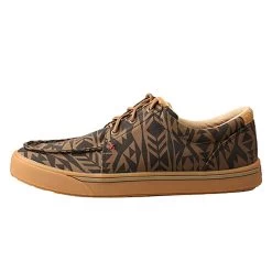 Twisted X Men's Hooey Dark Green And Black Aztec Loper Lace Up Casual Shoe -Twisted X MHYC017 2