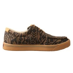 Twisted X Men's Hooey Dark Green And Black Aztec Loper Lace Up Casual Shoe -Twisted X MHYC017 4