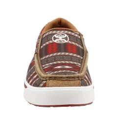 Twisted X Men's Hooey Red Aztec Slip On Loper Casual Shoes -Twisted X MHYC023 2