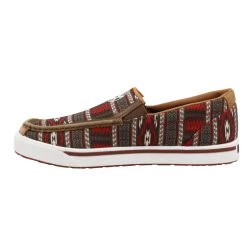 Twisted X Men's Hooey Red Aztec Slip On Loper Casual Shoes -Twisted X MHYC023 3