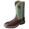 Twisted X Cognac Lime Steel Toe Work Boot -Twisted X MLCS002.01