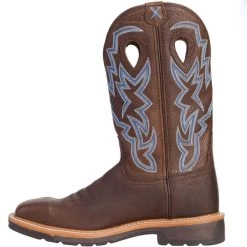 Twisted X Men's Brown Pebble Steel Toe Lite Weight Cowboy Work Boots -Twisted X MLCS003 3