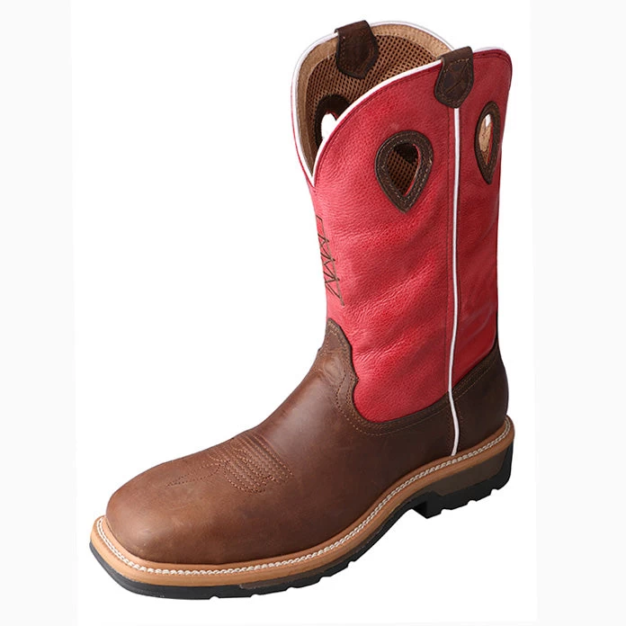 Twisted X Men's Red Composite Square Toe Waterproof Boot 3 Twisted X Men's Red Composite Square Toe Waterproof Boot