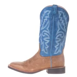 Twisted X Men's Ruff Stock Tan 14in. Sky Blue Top Cowboy Boot -Twisted X MRS0062 2