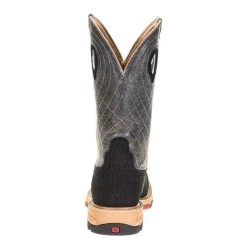 Twisted X Men's Rubberized Brown 12in. Grey CellStretch Alloy Toe Work Boots -Twisted X MXBA002 3