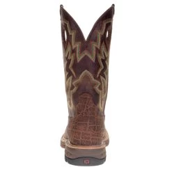 Twisted X Men's Tan Elephant Print 12in. Tan Top Nano Toe Work Boot -Twisted X MXBN001 3