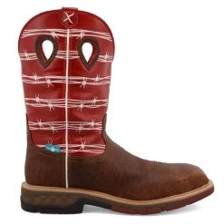 Twisted X Men's 12" Nano Composite Toe Waterproof Work Boot-Oiled/Red/White 11 Twisted X Men's 12" Nano Composite Toe Waterproof Work Boot-Oiled/Red/White -Twisted X MXBNW01.02 1400x1400 R 1000x 25acc125 6447 4c90 a21e 1512edc05e2b