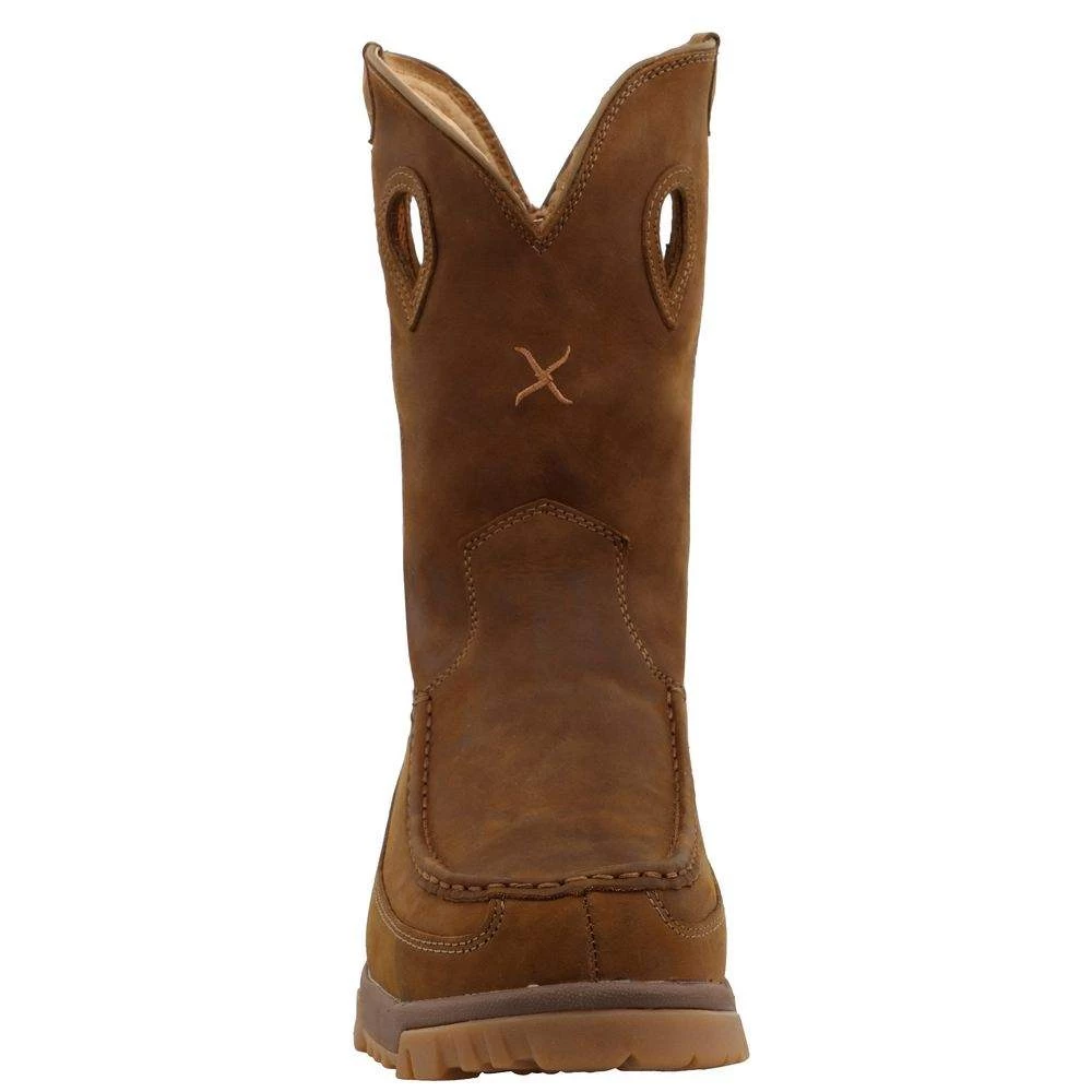 Twisted X Men's Distressed Saddle Nano Toe Pull On Work Boot 6 Twisted X Men's Distressed Saddle Nano Toe Pull On Work Boot - Image 4