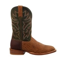 Twisted X Men's Tech3 Brown Vamp With 11in. Olive Shaft Cowboy Boot -Twisted X MXTL004 03