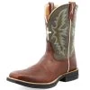 Twisted X Men's 11" Elephant Print Square Toe Tech X Boot- Brown And Green Top -Twisted X MXW0004.07 1400x1400 L 1000x 216a9778 6523 4b28 a669 8c38d84ef8b4