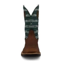 Twisted X Brown And Green-Blue Tech X Boot -Twisted X MXWW001 05