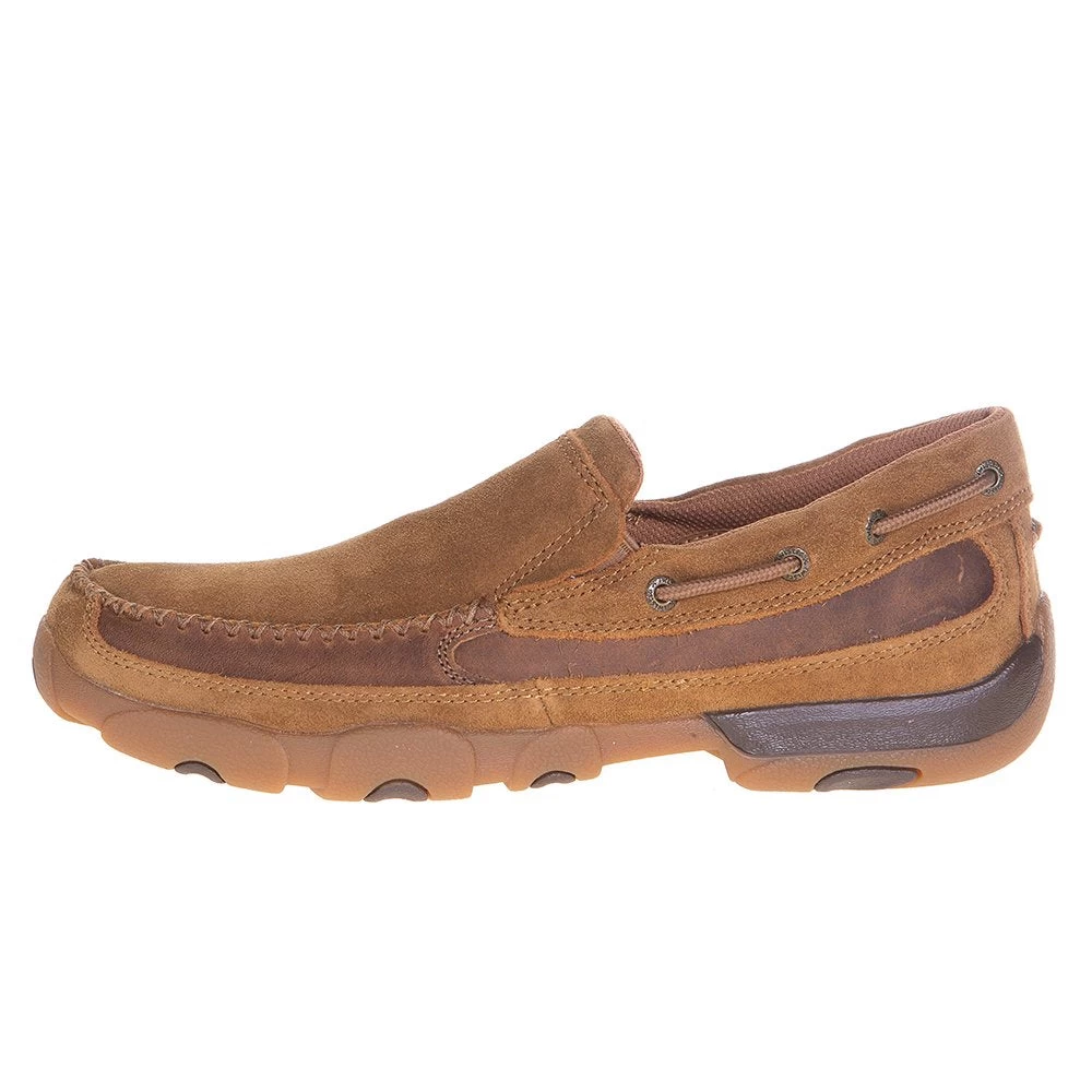 Twisted X Men's Twisted X Tan Suede Slip On Casual Shoe 5 Twisted X Men's Twisted X Tan Suede Slip On Casual Shoe - Image 3