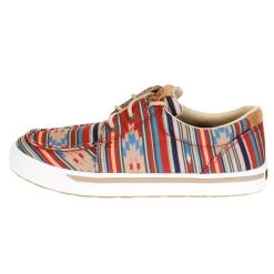 Twisted X Men's Hooey Exclusive Red Fiesta Aztec Loper Casual Shoe -Twisted X SMUMHYC04 2