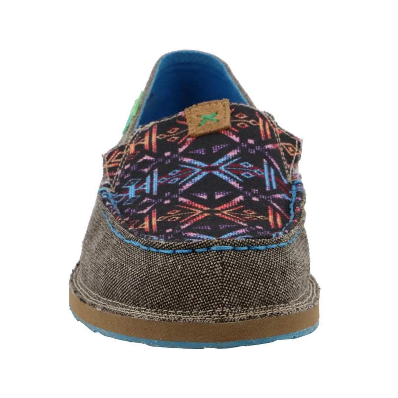 Twisted X Women`s Eco TWX Blue Aztec Loafer 4 Twisted X Women`s Eco TWX Blue Aztec Loafer - Image 2
