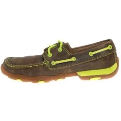 Twisted X Women's Bomber & Neon Yellow Boat Shoes -Twisted X WDM0010 1970