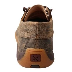 Twisted X Women's Distressed Leopard Bomber Boat Shoes -Twisted X WDM0057 3