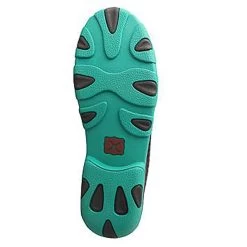 Twisted X Women's Black Croc Print With Lush Green Lacing -Twisted X WDM0062sole