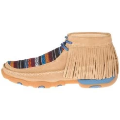 Twisted X Ladies Tan Pattern Fringe Shoe -Twisted X WDM0064 2