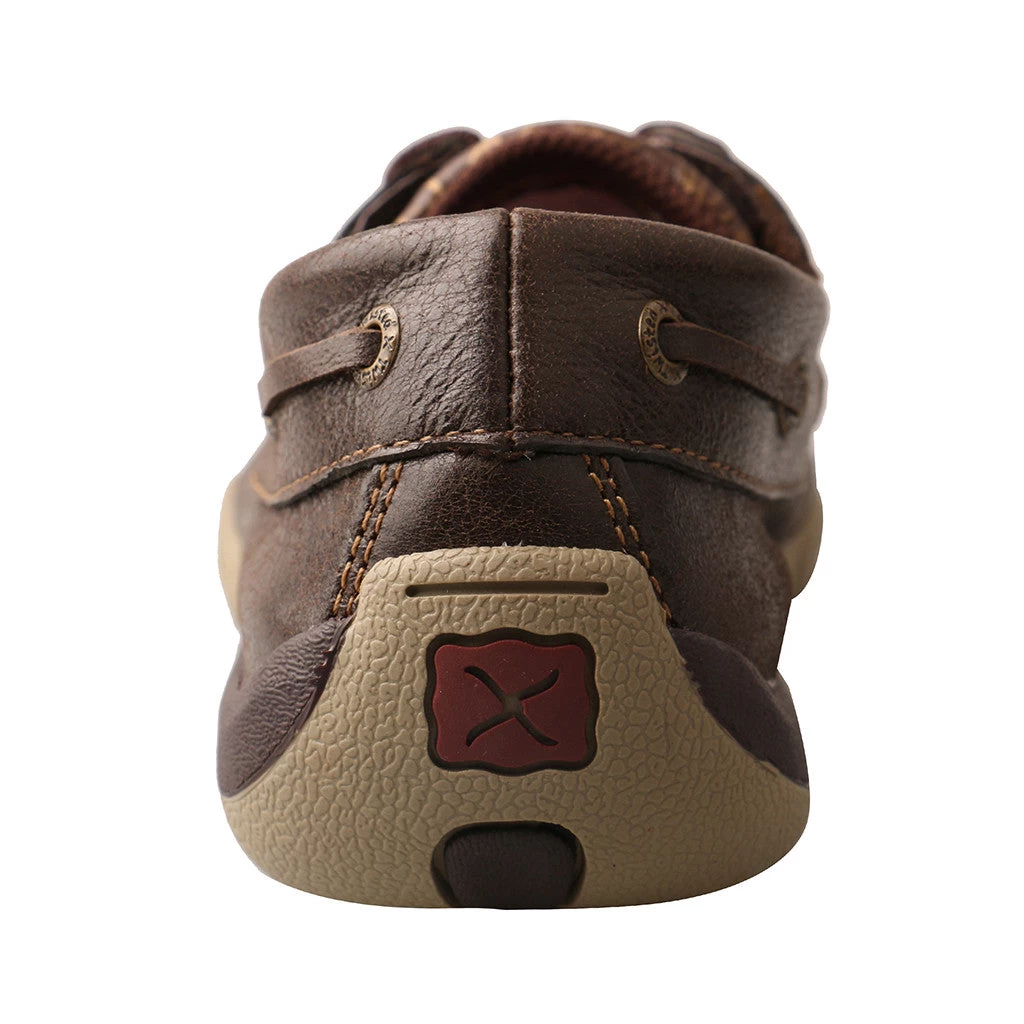 Twisted X Women's Rich Brown Floral Tooled Driving Moc 6 Twisted X Women's Rich Brown Floral Tooled Driving Moc - Image 4